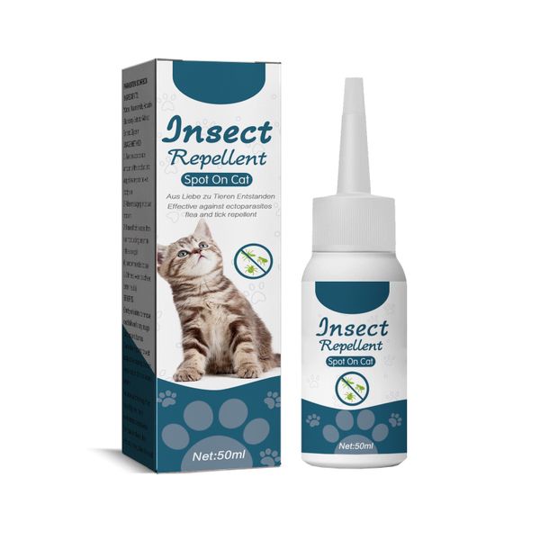 Clear Spot On Flea Treatment for Small Dogs &amp; Cats (50ML)