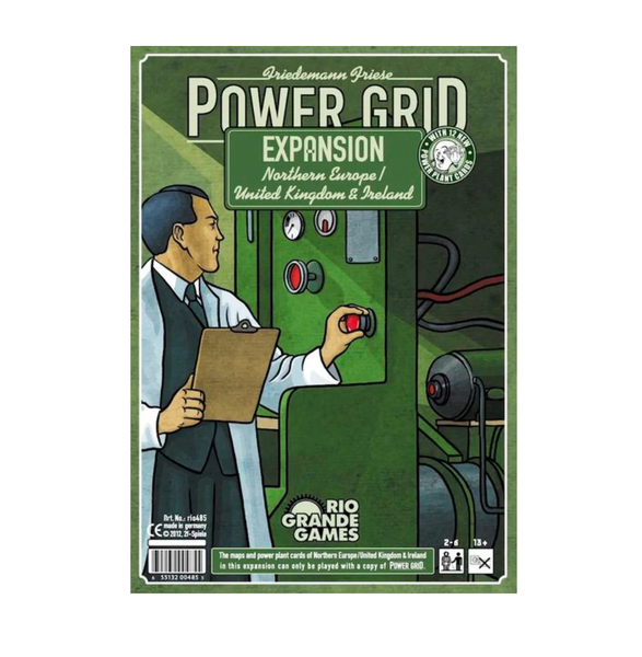Power Grid: Northern Europe/United Kingdom and Ireland Expansion