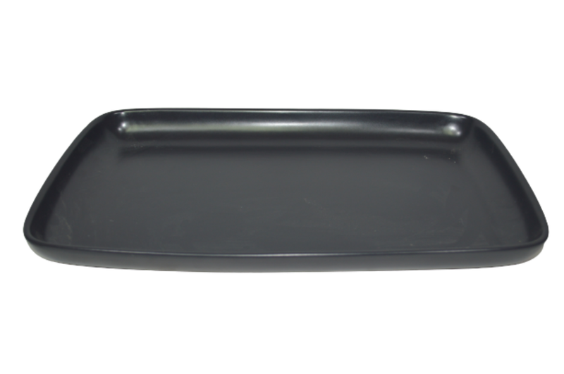 Platter 35x20x3cm Rectangular With Rim Edge