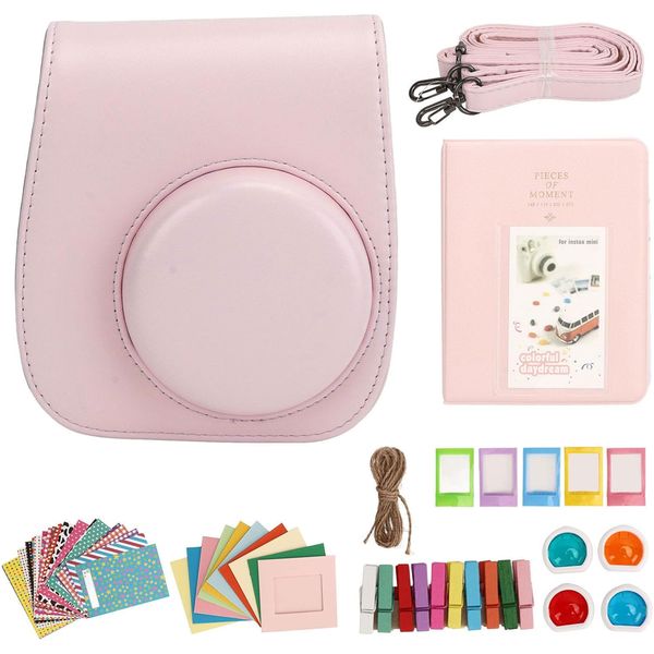 6-in-1 Instax Mini Camera Accessory Kit Case Album Filters &amp; Decor Set
