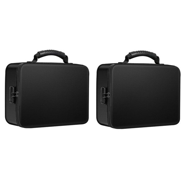 2X Organizer Fireproof Document Bag With Lock For Document File