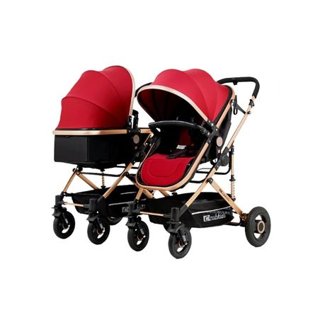 Belecoo Twin Split Stroller Bassinet Maroon Shop Today. Get it Tomorrow takealot