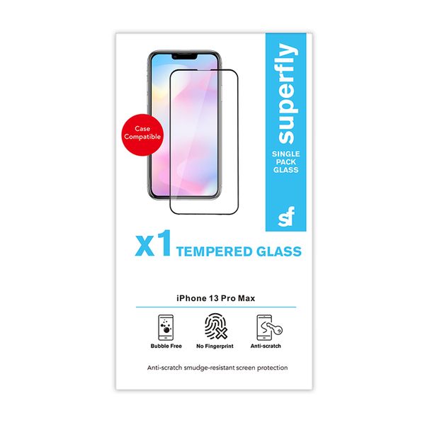 Superfly Tempered Glass Screen Protector for Apple iPhone 13 Pro Max