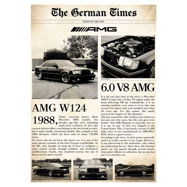 German Times BMW - A1 Poster