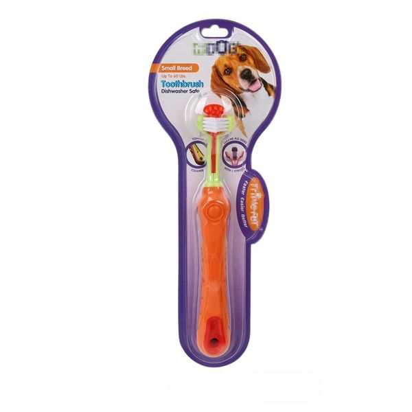 Pet Three-Head Toothbrush