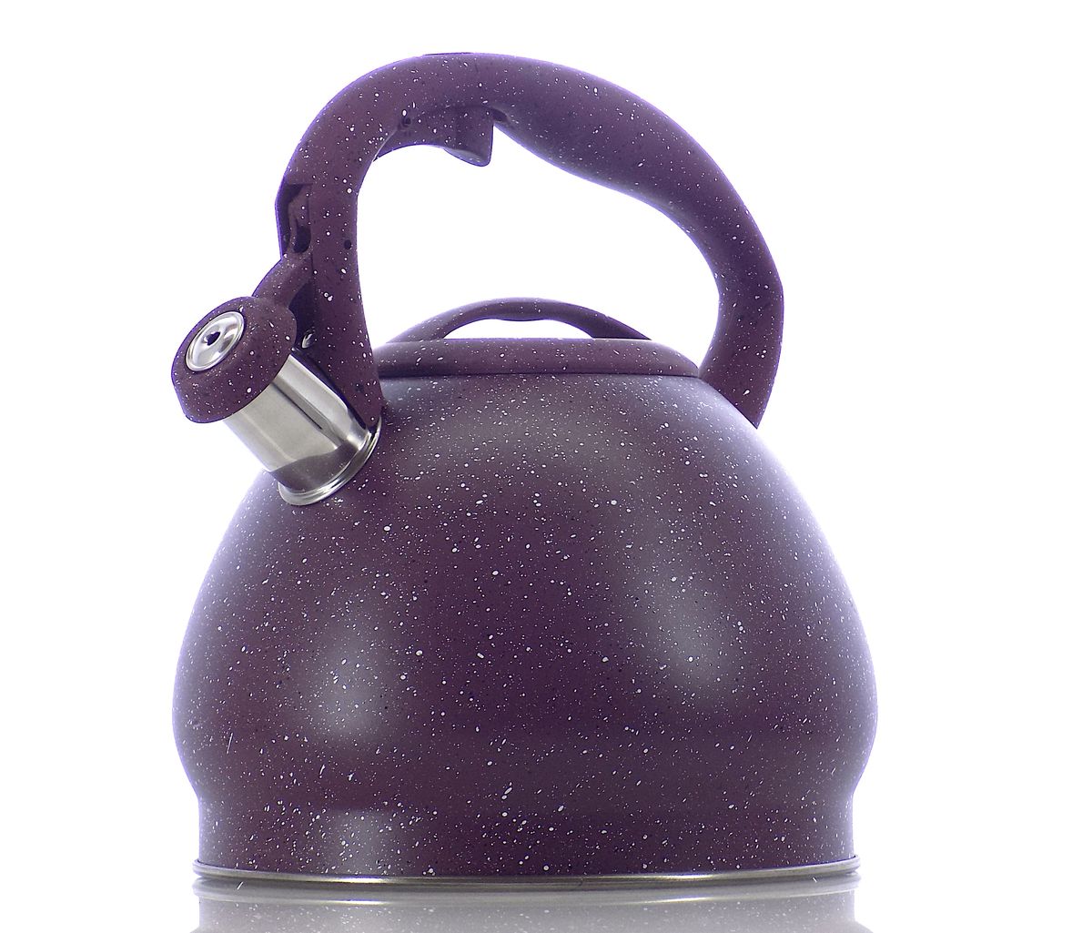 Elegant 3.0L Whistling Stove Kettle Marble Design Dark Purple Buy
