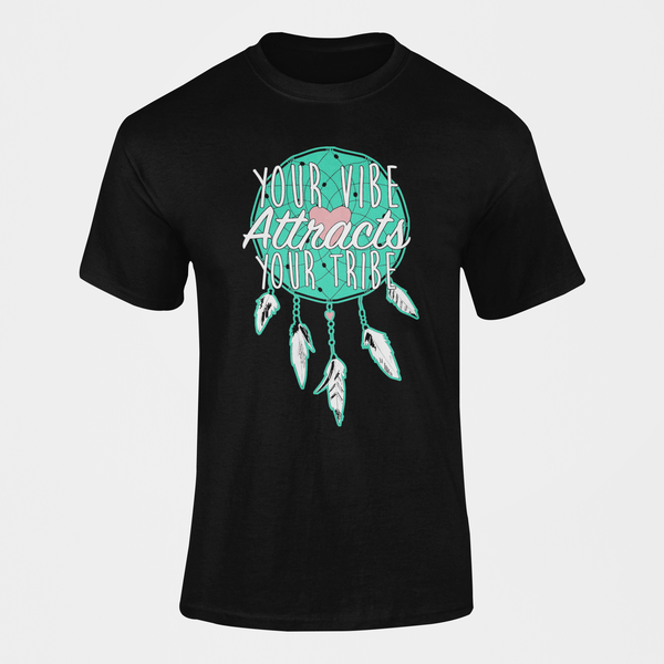 Your Vibe Attracts Your Tribe Dreamcatcher T-Shirt