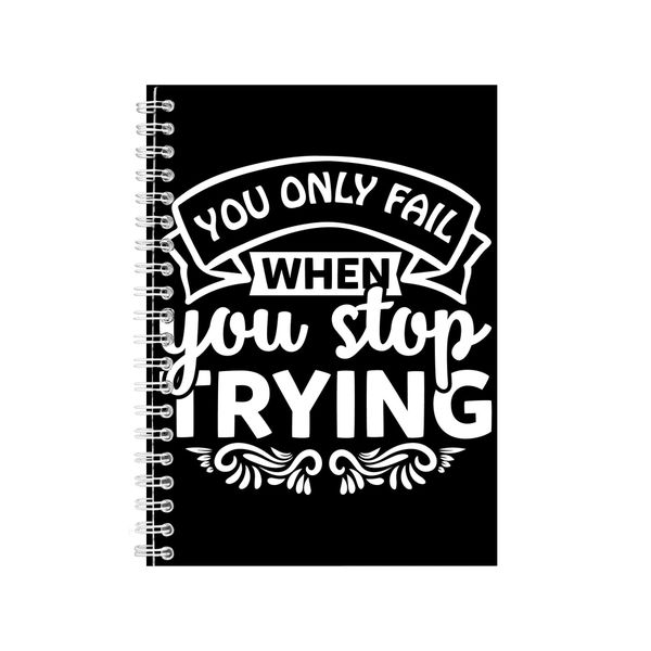 You Only A5 Notebook Spiral Lined Notepad Inspir image