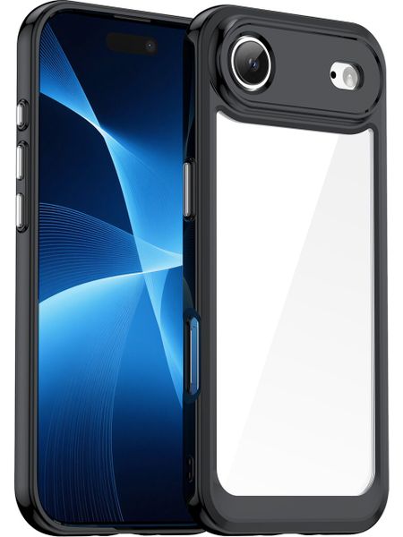 Shockproof Framed Transparent Phone Case Compatible with iPhone 17 Air