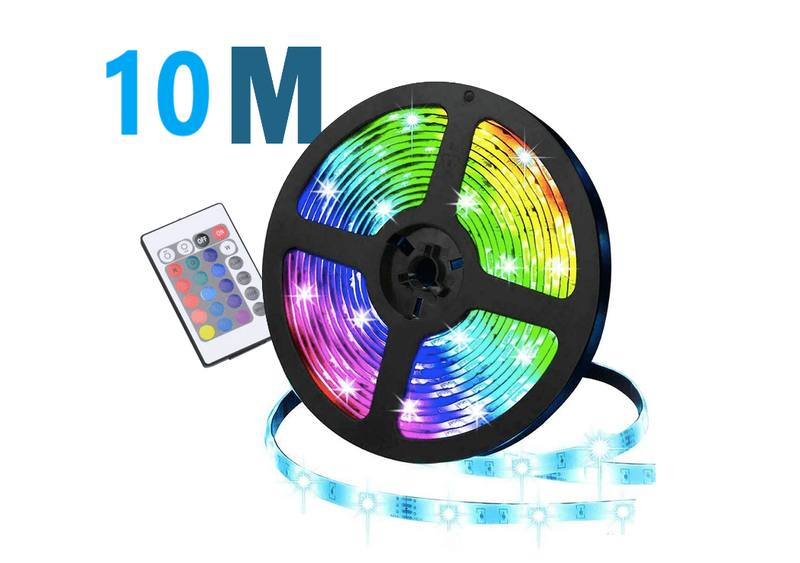 Smart LED Strip Lights 10M/Bluetooth &amp; Remote