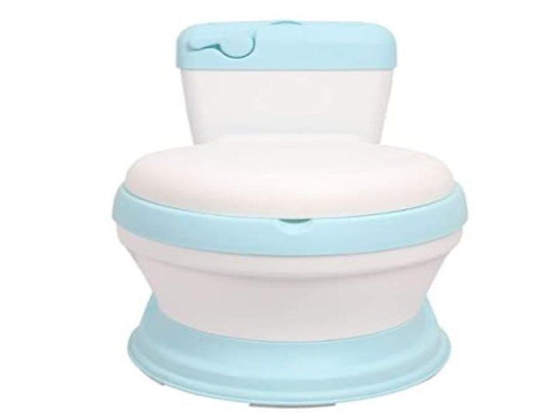 Baby Plastic Potty Training Seat with Cover - Green