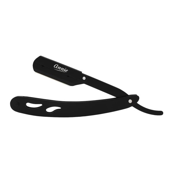 Annie - Straight Edge Razor Matte Black