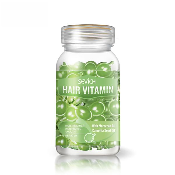 SEVICH Hair Vitamin Serum Capsule -Leave in Capsule Treatment - Green -30's