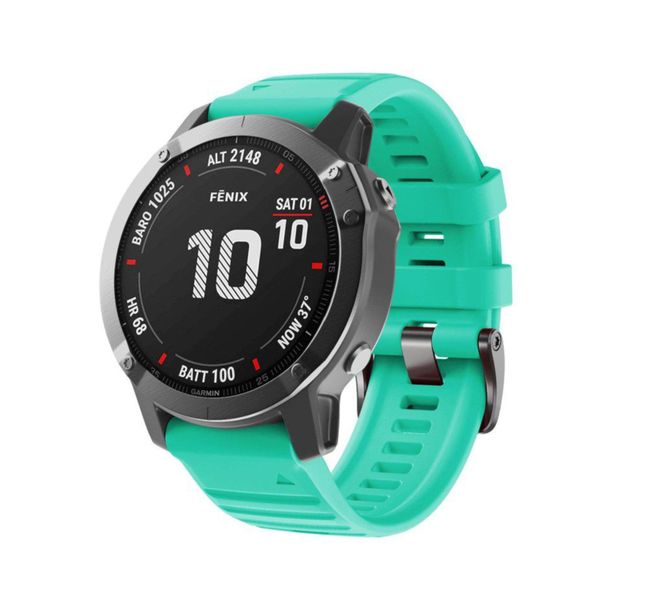 Replacement Strap for Garmin Fenix 3/3HR,Fenix 5X &amp; Fenix 6X - Mint (26mm)