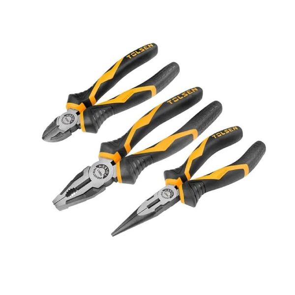 Tolsen - 3 Piece Industrial Plier Set