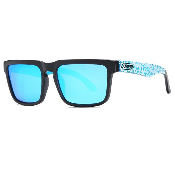 Dubery High Quality Men's Polarized Sunglasses - Ice Blue