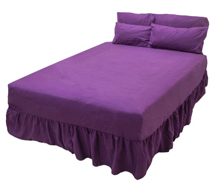 Simply Sleep - Polyester 90 GSM - 05 Piece Combo Set - Royal Lilac