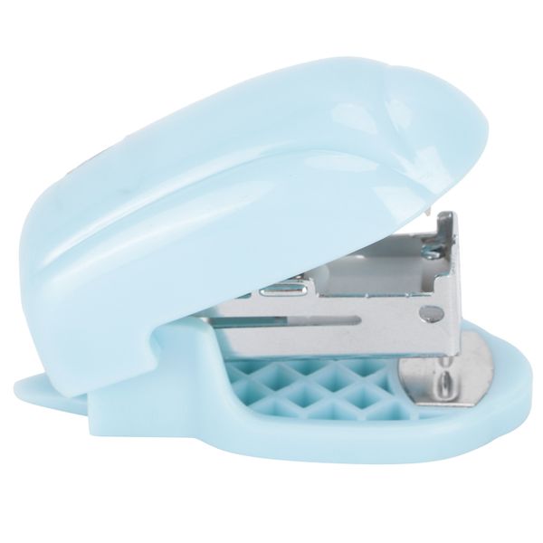 Mini Stapler Portable for Office Supply Light Blue