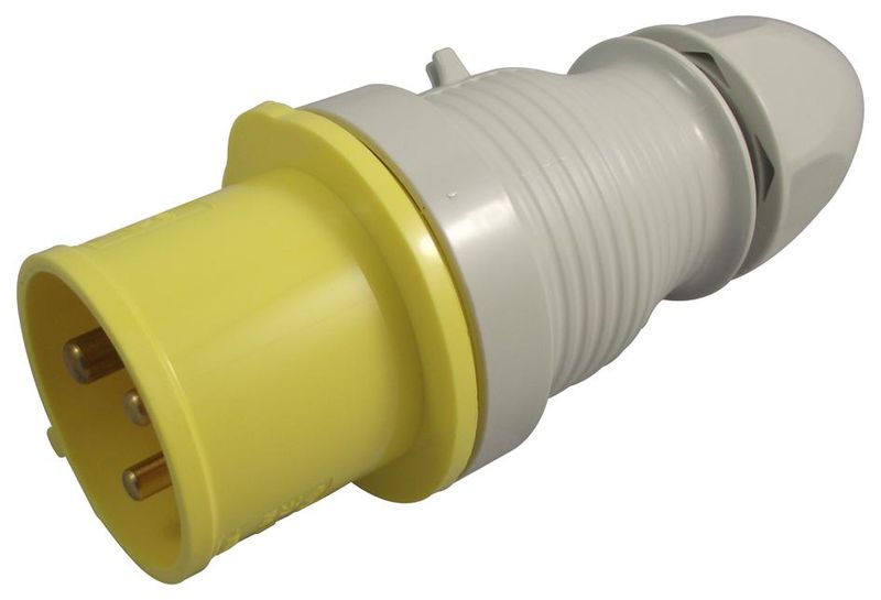 Walther (230304) Pin &amp; Sleeve Connector, 32 A, 110 V, Cable Mount, Plug