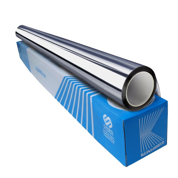 Klingshield Silver Mirror 20% Reflective Window Film - 1.5m x 10m