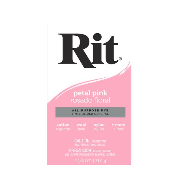 Rit All-Purpose Powder Dye - Petal Pink 31.9g