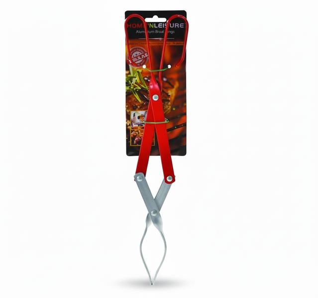 Home n Leisure Large Aluminium BBQ Tongs for Grilling and Cooking