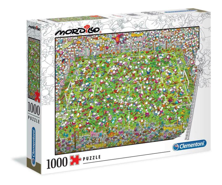 Clementoni 1000 Piece Puzzle - Mordillo - The Match