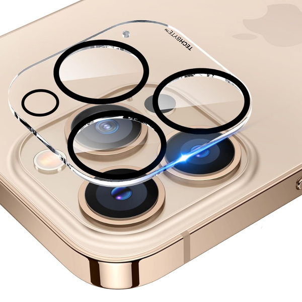 TechByte Tempered Glass Camera Lens Protector for iPhone 16 Pro Max (2024)