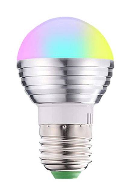 5W RGB LED E27 Light Bulb with Remote Control