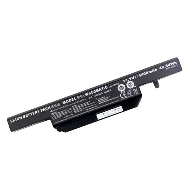 Replacement laptop battery For Clevo W650BAT-6, W650