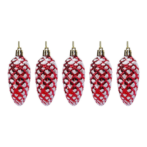 Red Christmas Tree Decoration Pendant Accessories Wedding New Year'S Window