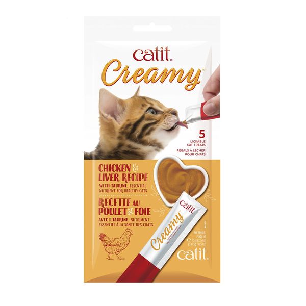 Catit Creamy Cat Treat 75g - Chicken and Liver