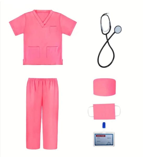 6pc Pink Nurse Set
