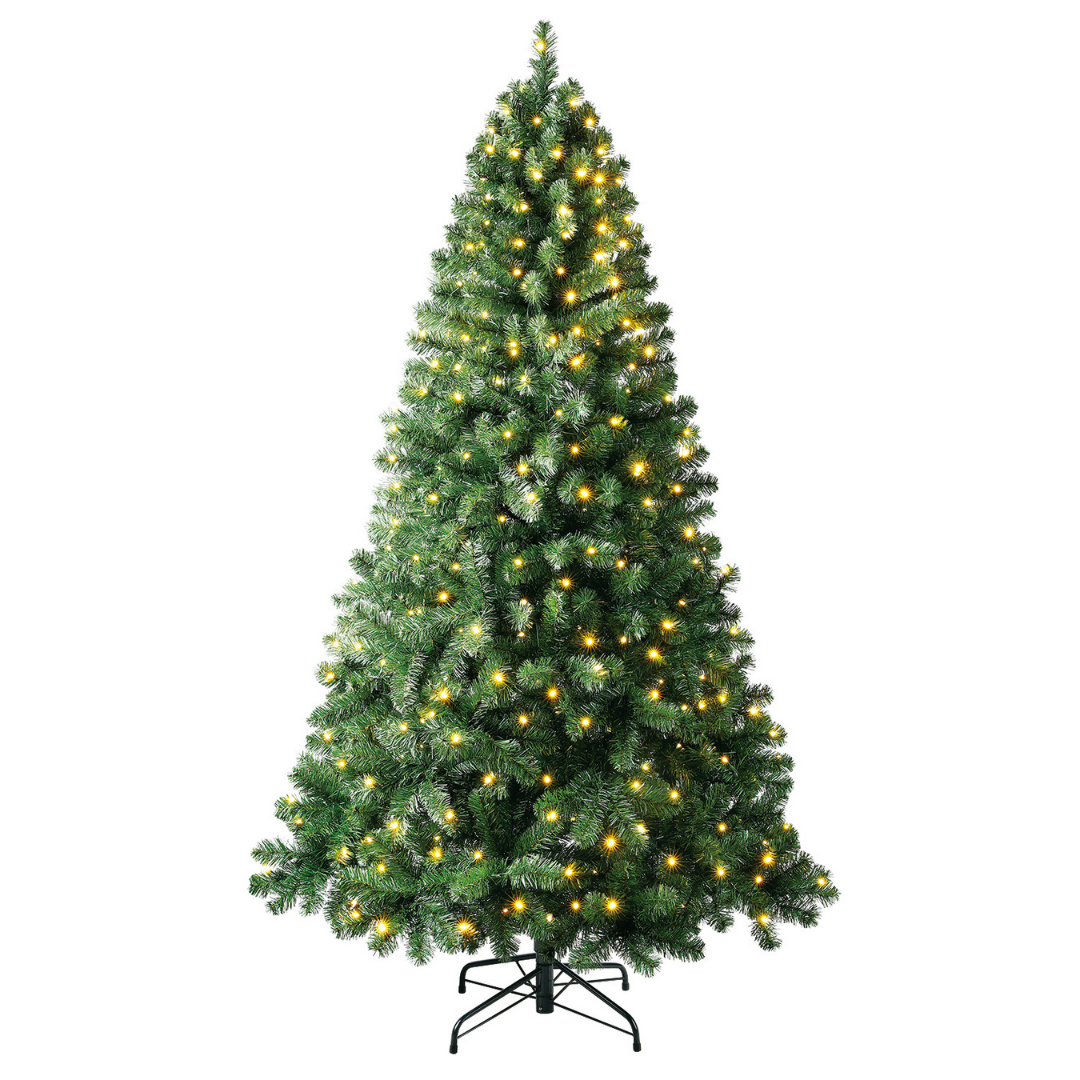 Oxford Pine: Prelit 210cm Christmas Tree