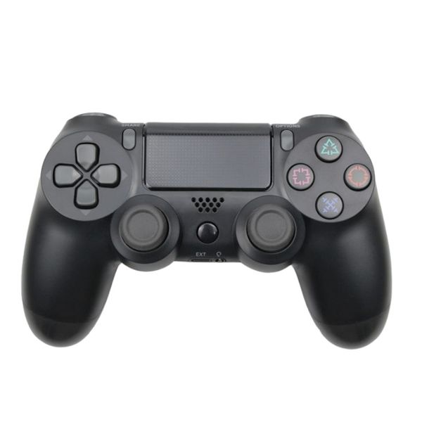 Generic Dual Vibration Wireless Controller For PlayStation 4 - Black