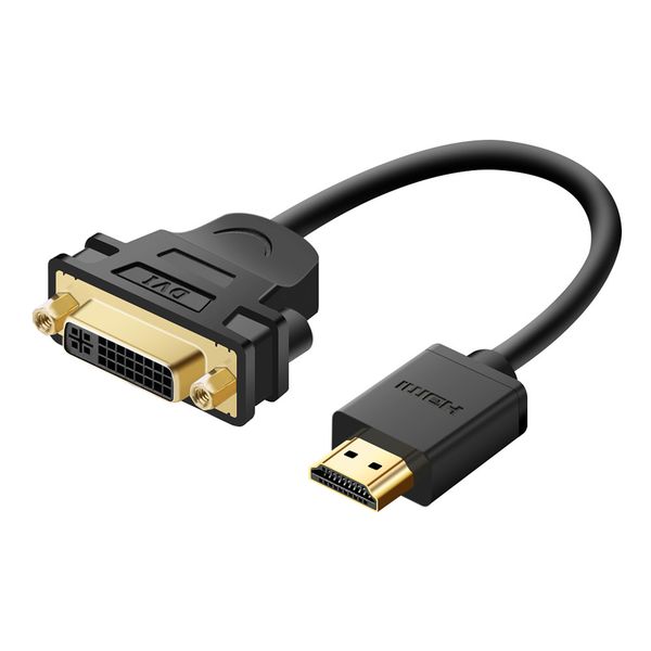 UGreen 20136 HDMI Male to DVI-I (24+5) Female 1080P Adaper-Black