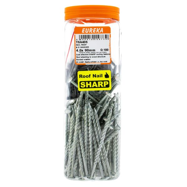 EUREKA Roof Nail 4 x 90mm Q:100 T6A406