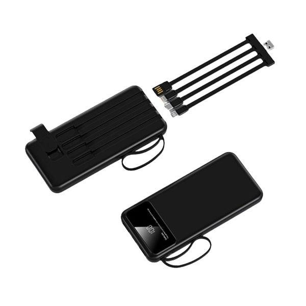 PowerLine Pro Ultimate 4-in-1 Fast Charhing Multi Cable Power Bank 20000mAh