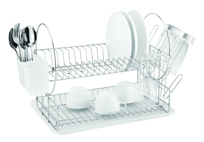 Casa - Catania 202 Chrome Plated Dish Drainer 2 Tier
