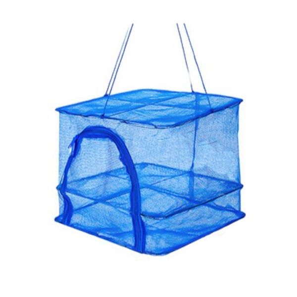 Camping Fishing Vegetable Food Drying Nets 35cm 2 Layer