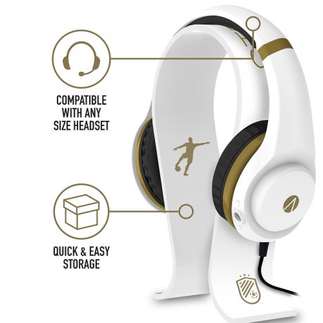 White and gold gaming headset hot sale