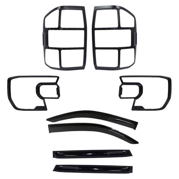 New Gen Ford Ranger Double Cab 2023+ Low Spec Styling Combo Kit - Black
