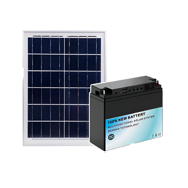 18V 10W Weather Resistant Lightweight Solar Panel With Battery