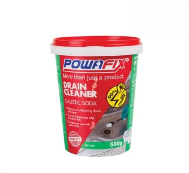 Pro 500g Caustic Soda Drain Cleaner - Industrial &amp; Home Use