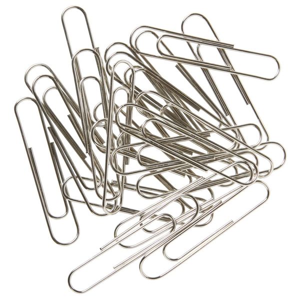 40PCS DL Office Non-Slip Steel Paper Clip 50mm