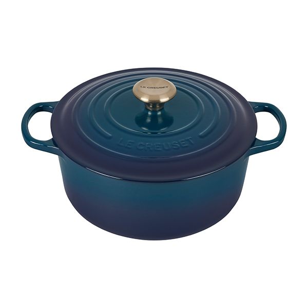 Le Creuset Signature Round Casserole 26cm Agave Buy Online in