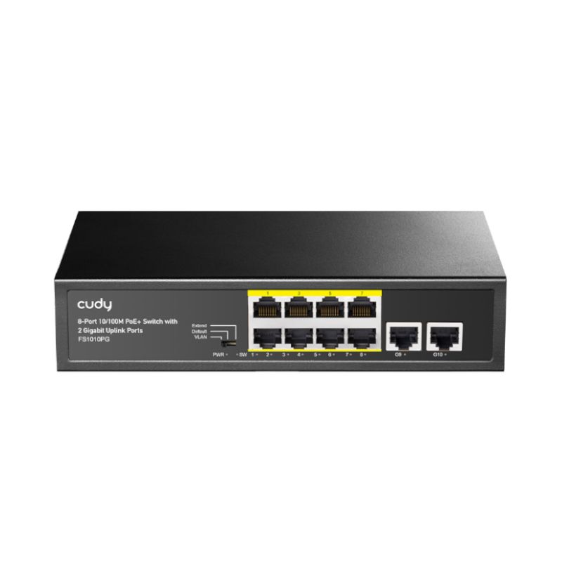 cudy 8 port fast ethernet poe 115w 2 gigabit switch