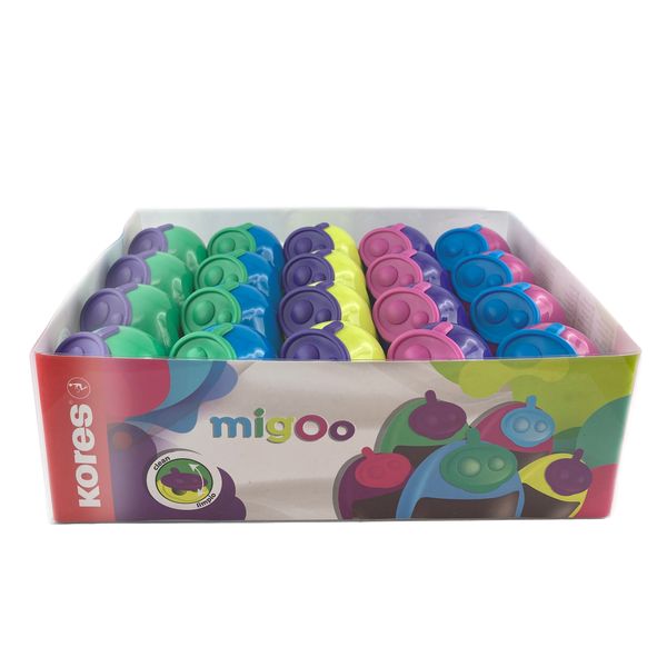 Kores Migoo Double Hole Sharpener, Box of 20