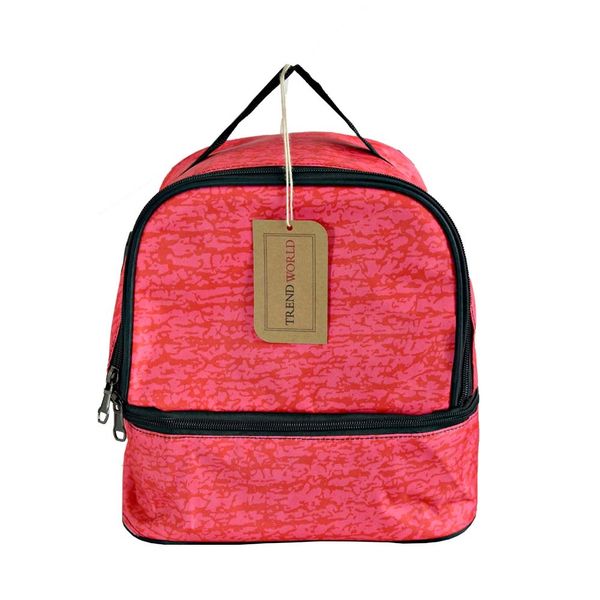 Trendworld Lunch Bag With Front Pocket and Detachable Shoulder Strap