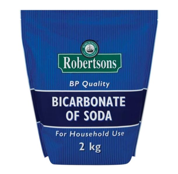 Robertsons Bicarb of Soda (2 x 2kg)-High Quality for All Baked Goods,Baking